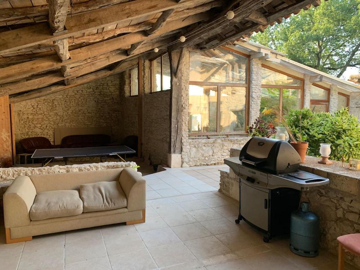 Country Villa For 19 Pool Cinema Football Pitch Verteillac Экстерьер фото